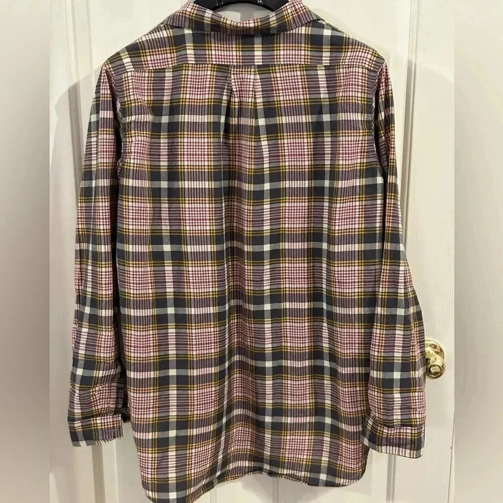 Ralph Lauren Denim & Supply Women’s XL RL Boyfriend Plaid Shirt - Picture 3 of 7